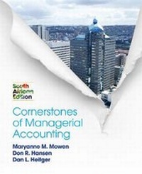 Abbildung von: Cornerstones of Managerial Accounting - Cengage Learning EMEA