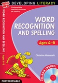Cover: Word Recognition and Spelling: Ages 4-5 - A & C Black Publishers Ltd