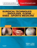Cover: Surgical Techniques of the Shoulder, Elbow, and Knee in Sports Medicine - Saunders