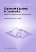 Cover: Nonsmooth Equations in Optimization - Kluwer Academic Publishers