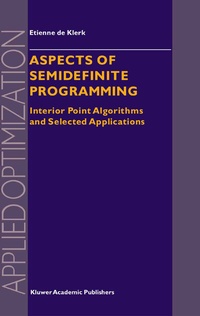 Abbildung von: Aspects of Semidefinite Programming - Springer