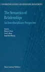 Cover: The Semantics of Relationships - Kluwer Academic Publishers