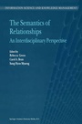 Cover: The Semantics of Relationships - Springer