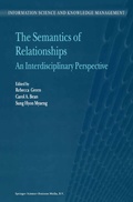 Cover: The Semantics of Relationships - Springer