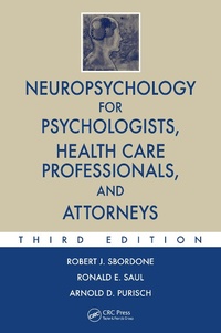 Abbildung von: Neuropsychology for Psychologists, Health Care Professionals, and Attorneys - CRC Press