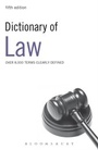 Cover: Dictionary of Law - Bloomsbury Information