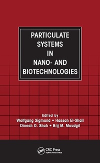 Enlarge image Cover: Particulate Systems in Nano- and Biotechnologies - CRC Press