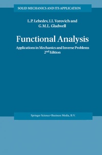 Enlarge image Cover: Functional Analysis - Kluwer Academic Publishers