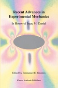 Cover: Recent Advances in Experimental Mechanics - Springer