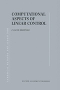 Cover: Computational Aspects of Linear Control - Springer