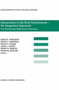 Cover: Interactions in the Root Environment - An Integrated Approach - Springer