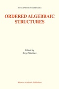 Cover: Ordered Algebraic Structures - Springer