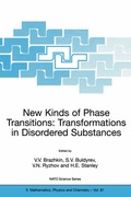 Cover: New Kinds of Phase Transitions: Transformations in Disordered Substances - Kluwer Academic Publishers
