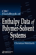 Cover: CRC Handbook of Enthalpy Data of Polymer-Solvent Systems - CRC Press