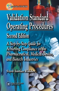 Abbildung von: Validation Standard Operating Procedures - CRC Press