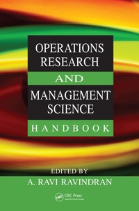 Enlarge image Cover: Operations Research and Management Science Handbook - CRC Press