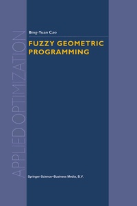 Abbildung von: Fuzzy Geometric Programming - Kluwer Academic Publishers