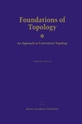 Cover: Foundations of Topology - Kluwer Academic Publishers