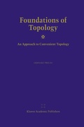 Cover: Foundations of Topology - Kluwer Academic Publishers