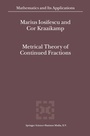 Cover: Metrical Theory of Continued Fractions - Kluwer Academic Publishers