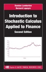Cover: Introduction to Stochastic Calculus Applied to Finance - Chapman & Hall/CRC