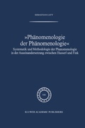 Abbildung von: Phänomenologie der Phänomenologie - Springer
