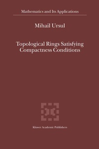 Abbildung von: Topological Rings Satisfying Compactness Conditions - Springer