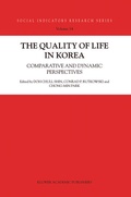 Cover: The Quality of Life in Korea - Kluwer Academic Publishers