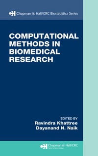 Enlarge image Cover: Computational Methods in Biomedical Research - Chapman & Hall/CRC