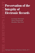 Cover: Preservation of the Integrity of Electronic Records - Springer