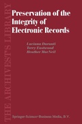 Cover: Preservation of the Integrity of Electronic Records - Springer