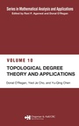Cover: Topological Degree Theory and Applications - Chapman & Hall/CRC