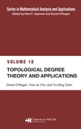 Cover: Topological Degree Theory and Applications - Chapman & Hall/CRC