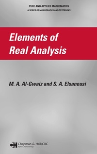 Abbildung von: Elements of Real Analysis - Chapman & Hall/CRC