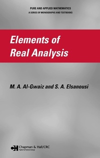 Abbildung von: Elements of Real Analysis - Chapman & Hall/CRC
