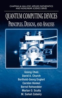 Enlarge image Cover: Quantum Computing Devices - Chapman & Hall/CRC