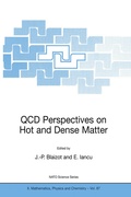 Cover: QCD Perspectives on Hot and Dense Matter - Springer