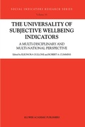 Cover: The Universality of Subjective Wellbeing Indicators - Springer