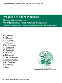 Abbildung von: Progress in Plant Nutrition: Plenary Lectures of the XIV International Plant Nutrition Colloquium - Kluwer Academic Publishers