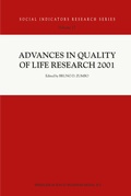 Cover: Advances in Quality of Life Research 2001 - Springer