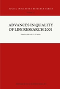 Cover: Advances in Quality of Life Research 2001 - Springer
