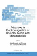 Cover: Advances in Electromagnetics of Complex Media and Metamaterials - Springer
