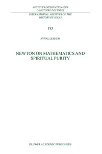 Abbildung von: Newton on Mathematics and Spiritual Purity - Kluwer Academic Publishers