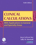 Cover: Clinical Calculations - Saunders