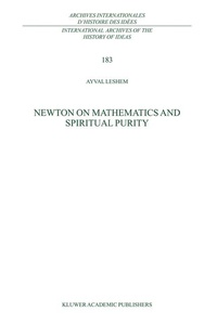 Abbildung von: Newton on Mathematics and Spiritual Purity - Springer
