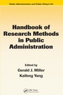 Cover: Handbook of Research Methods in Public Administration - CRC Press