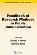 Cover: Handbook of Research Methods in Public Administration - CRC Press