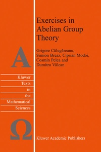 Abbildung von: Exercises in Abelian Group Theory - Kluwer Academic Publishers