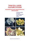 Cover: Thin Cell Layer Culture System: Regeneration and Transformation Applications - Springer