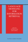 Cover: Language Modeling for Information Retrieval - Kluwer Academic Publishers